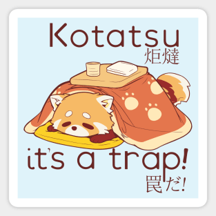 Red Panda in a Kotatsu it's a trap Magnet